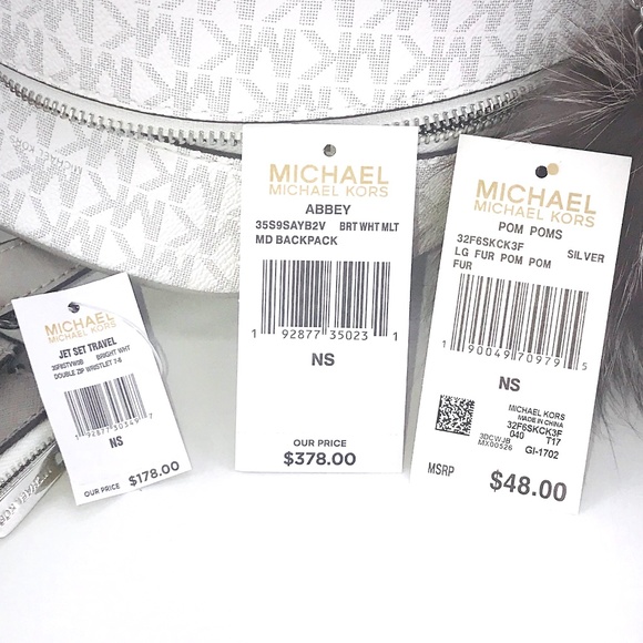 2PCS Michael Kors Abbey Backpack Wallet Set - Picture 8 of 8